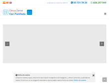 Tablet Screenshot of dentalcanparellada.es